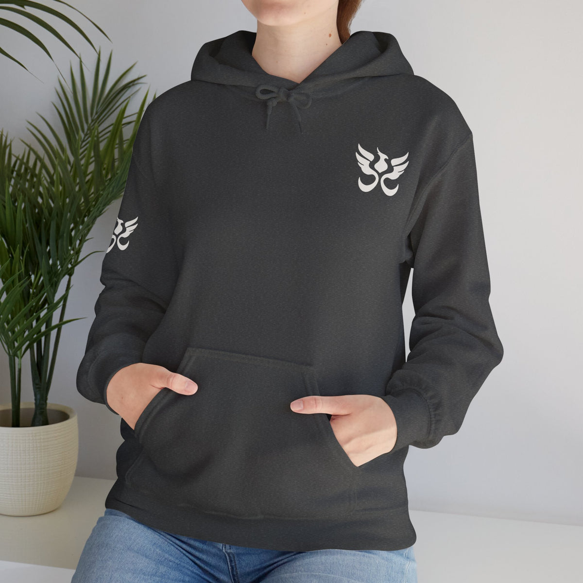 Phoenix Sigil Hoodie by PHEENIKS, product mockup
