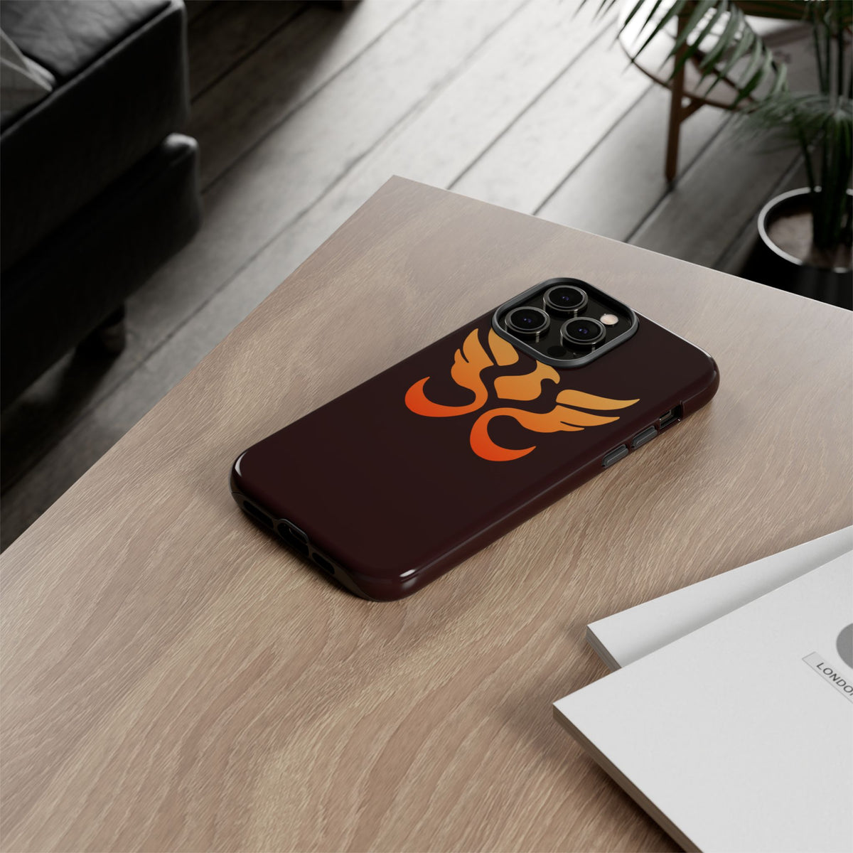 Ember Phoenix Tough Phone Case by PHEENIKS, product mockup