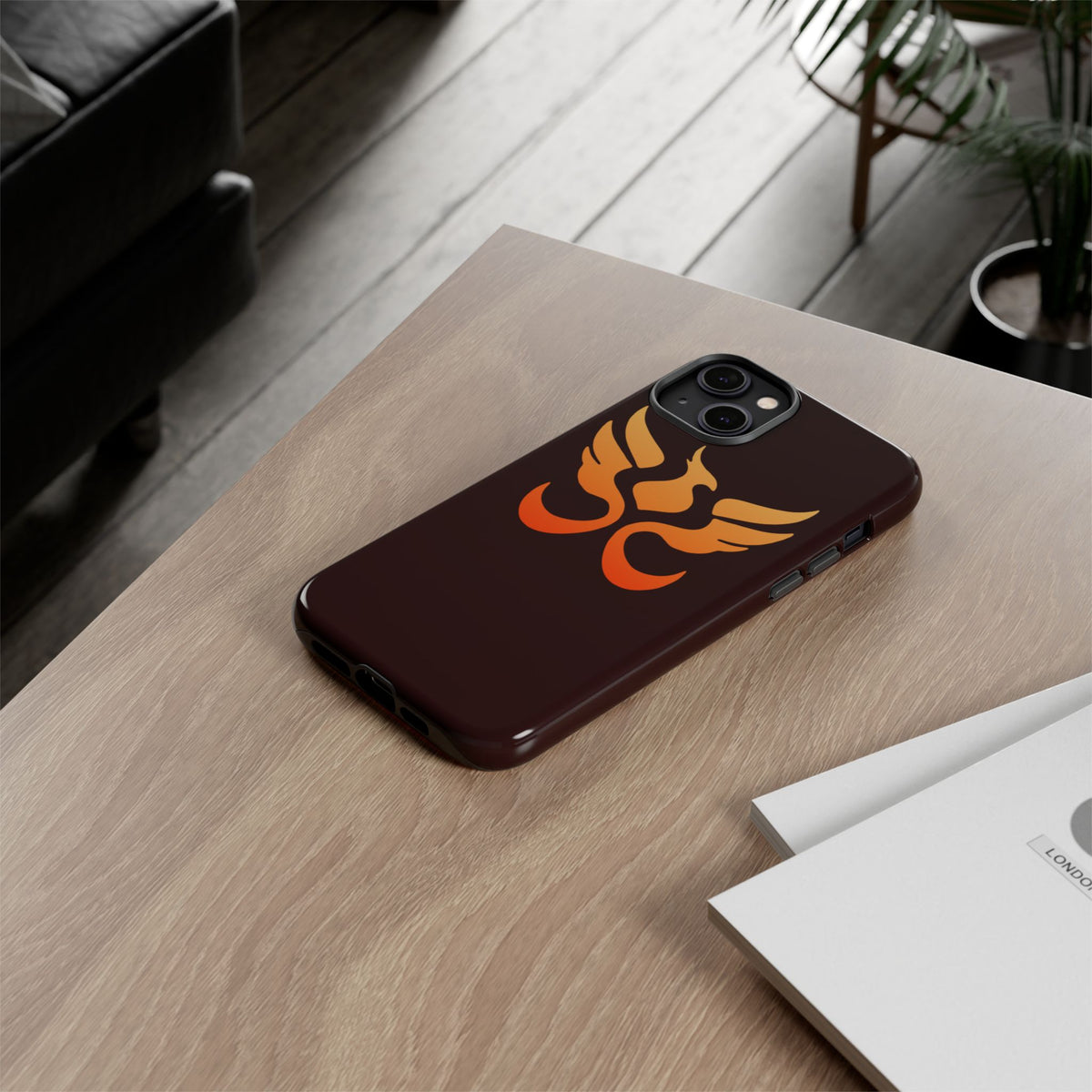 Ember Phoenix Tough Phone Case by PHEENIKS, product mockup
