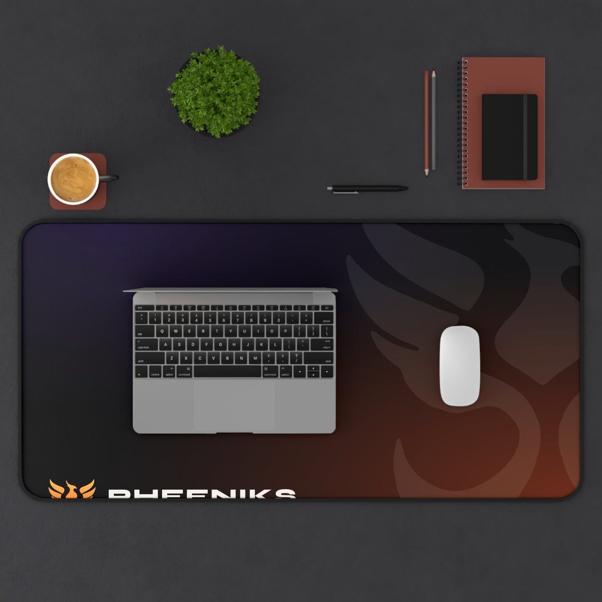 PHEENIKS Desk Mat, product mockup