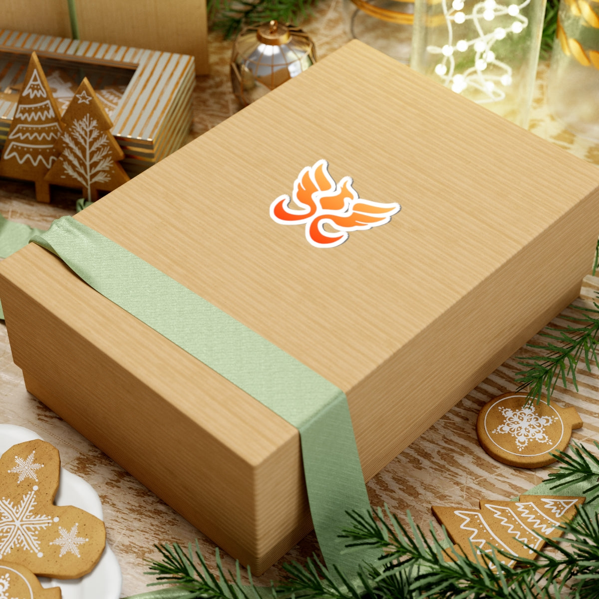 Ember Phoenix Sticker by PHEENIKS, product mockup