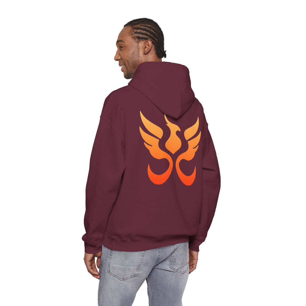 Phoenix Sigil Hoodie by PHEENIKS, product mockup