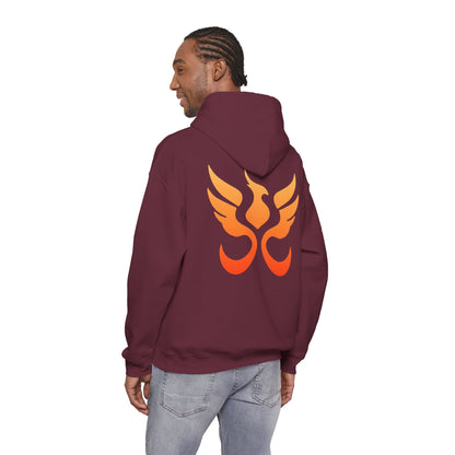 Phoenix Sigil Hoodie by PHEENIKS, product mockup