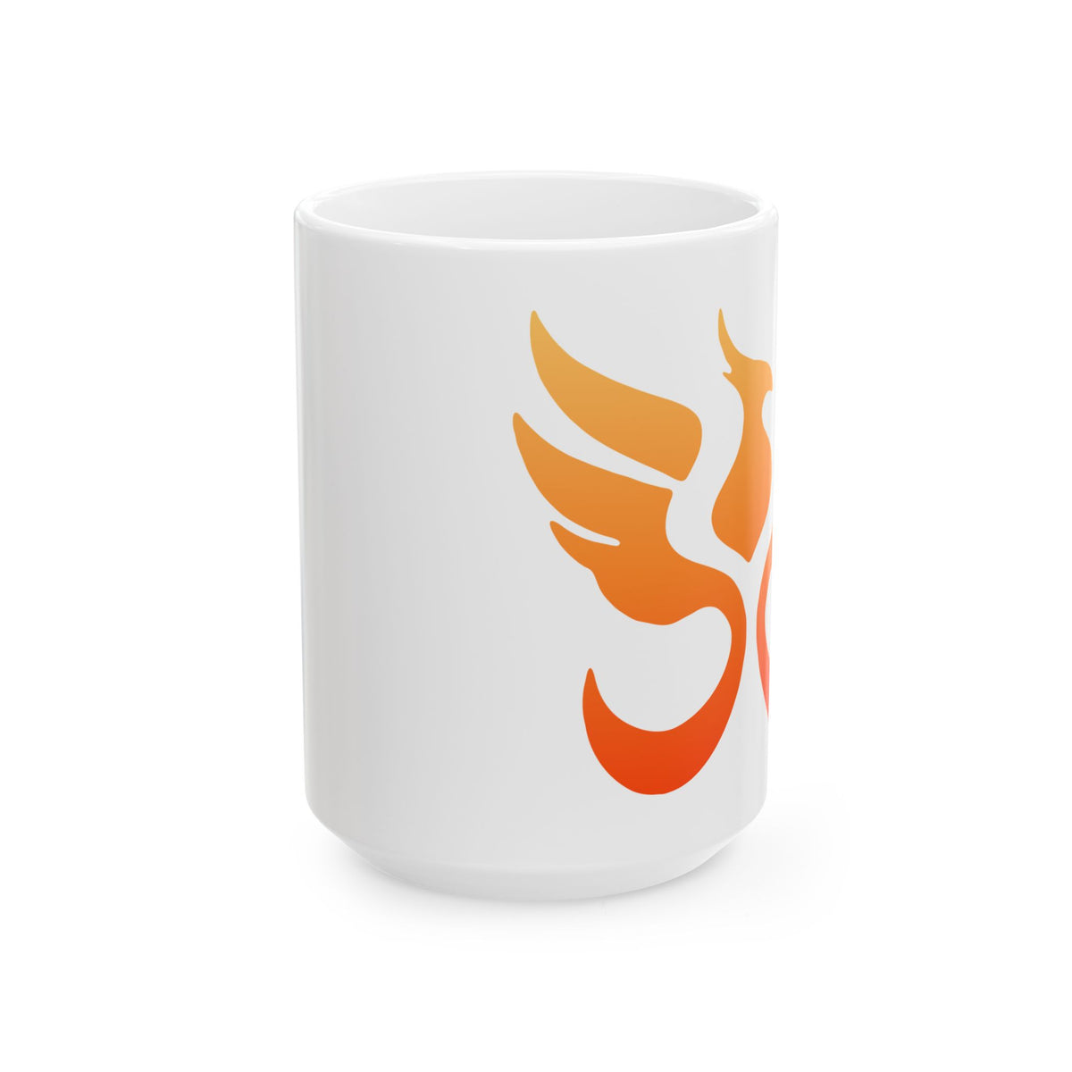 Ember Phoenix Mug by PHEENIKS, product mockup