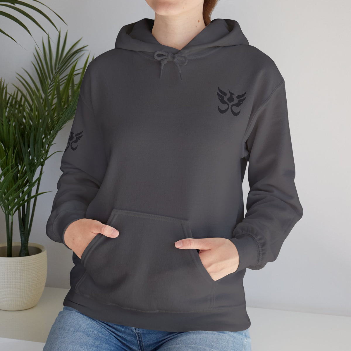 Phoenix Sigil Hoodie by PHEENIKS, product mockup