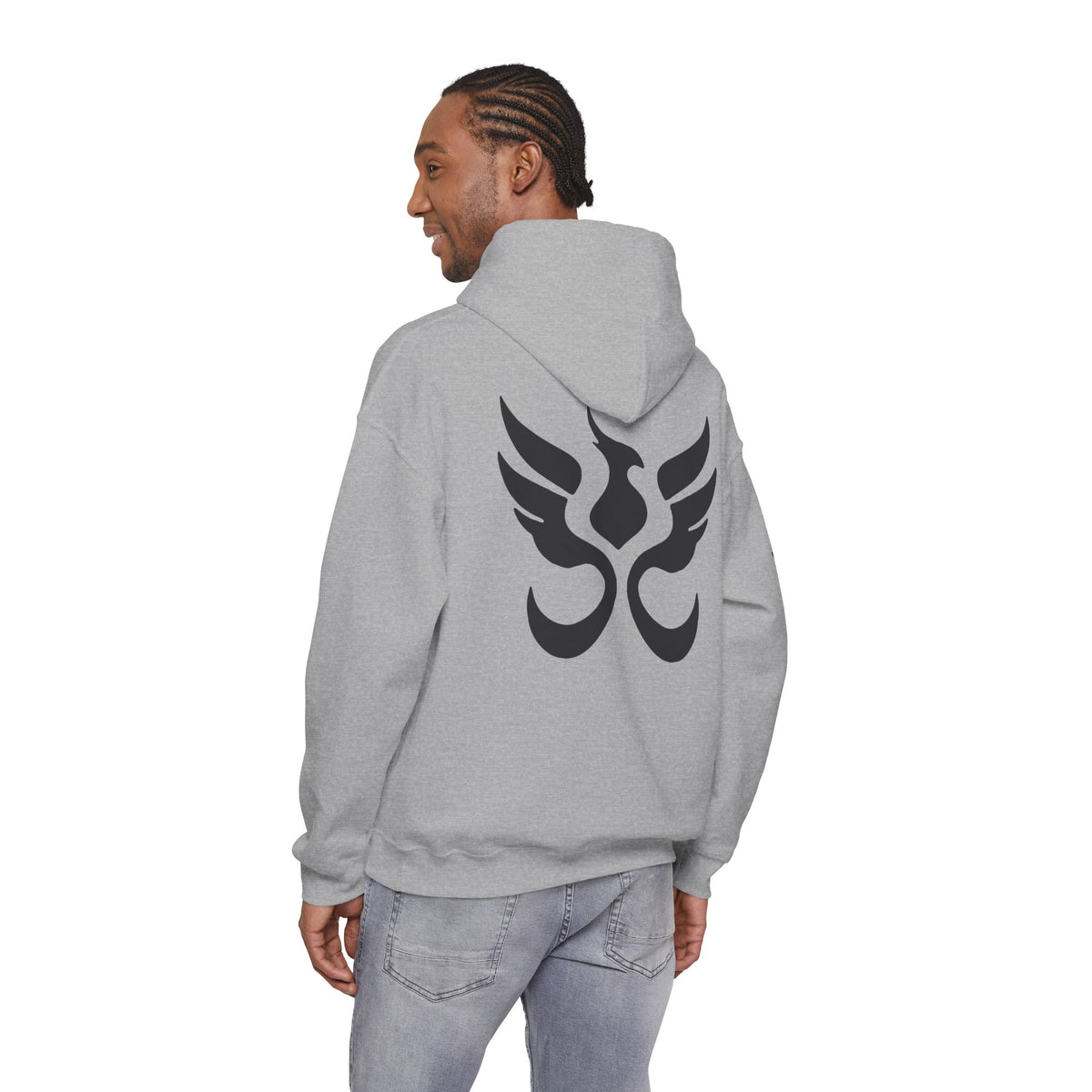 Phoenix Sigil Hoodie by PHEENIKS, product mockup