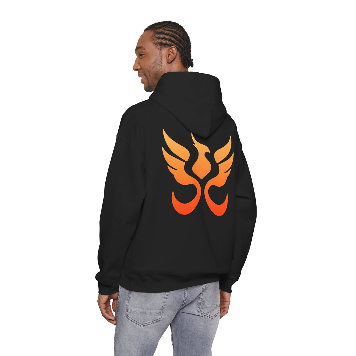 Phoenix Sigil Hoodie by PHEENIKS, product mockup