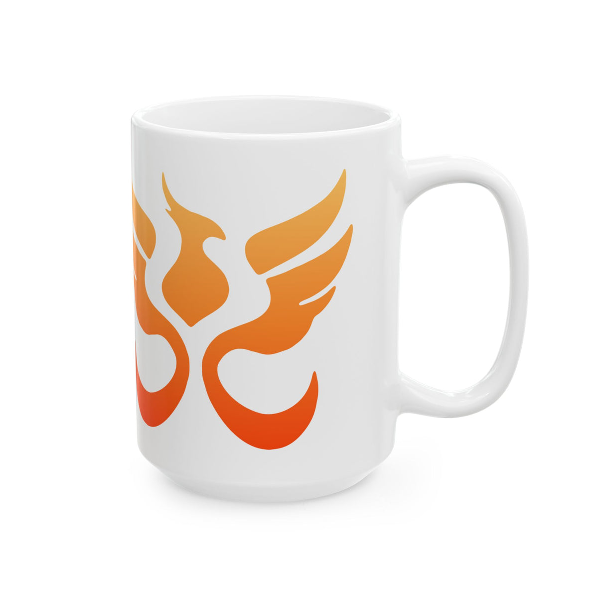 Ember Phoenix Mug by PHEENIKS, product mockup