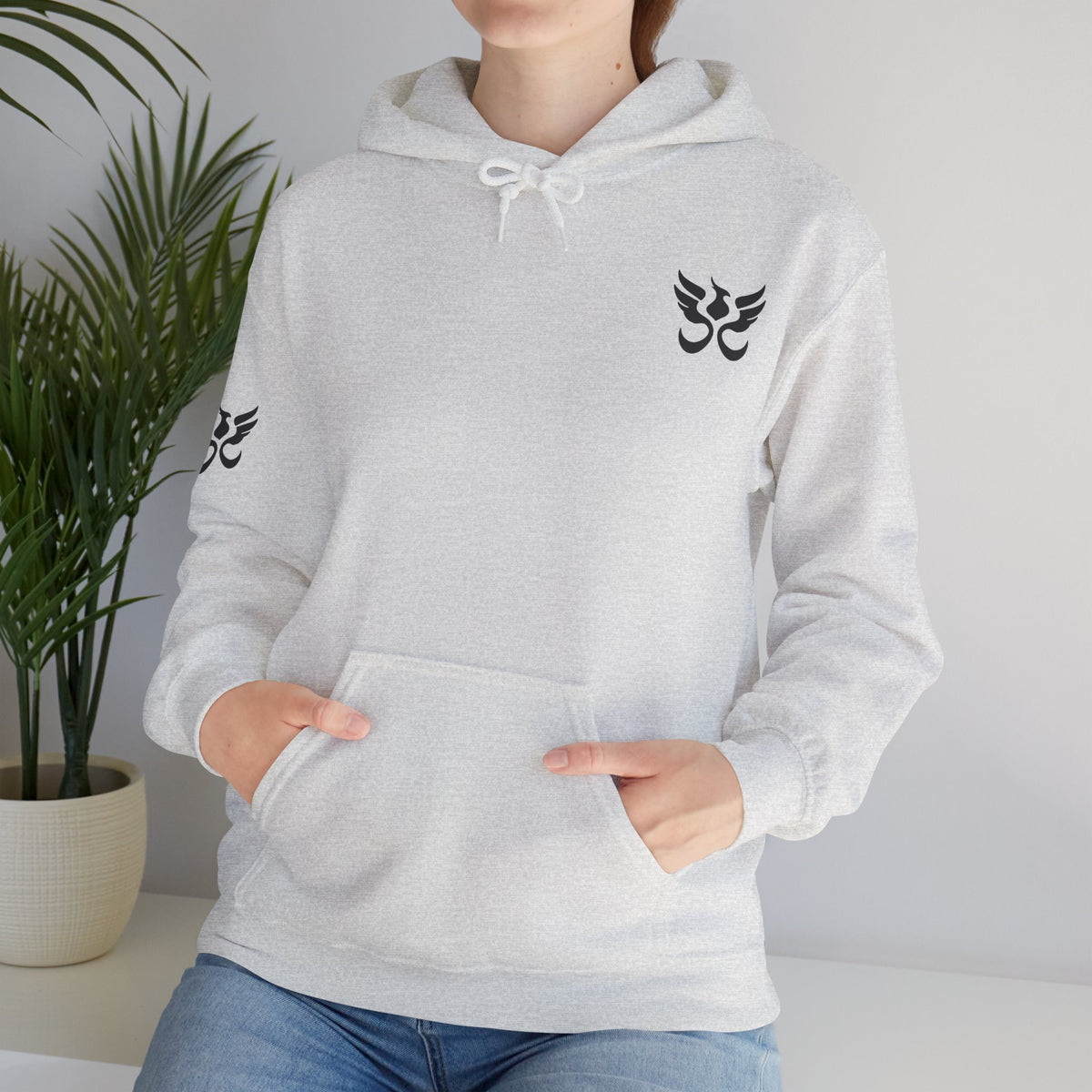 Phoenix Sigil Hoodie by PHEENIKS, product mockup