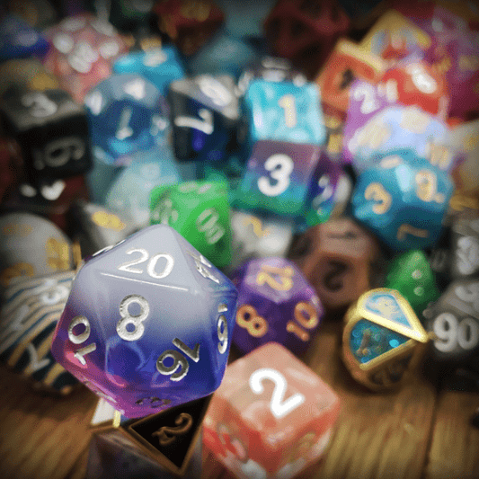 Random Resin/Acrylic Dice Set