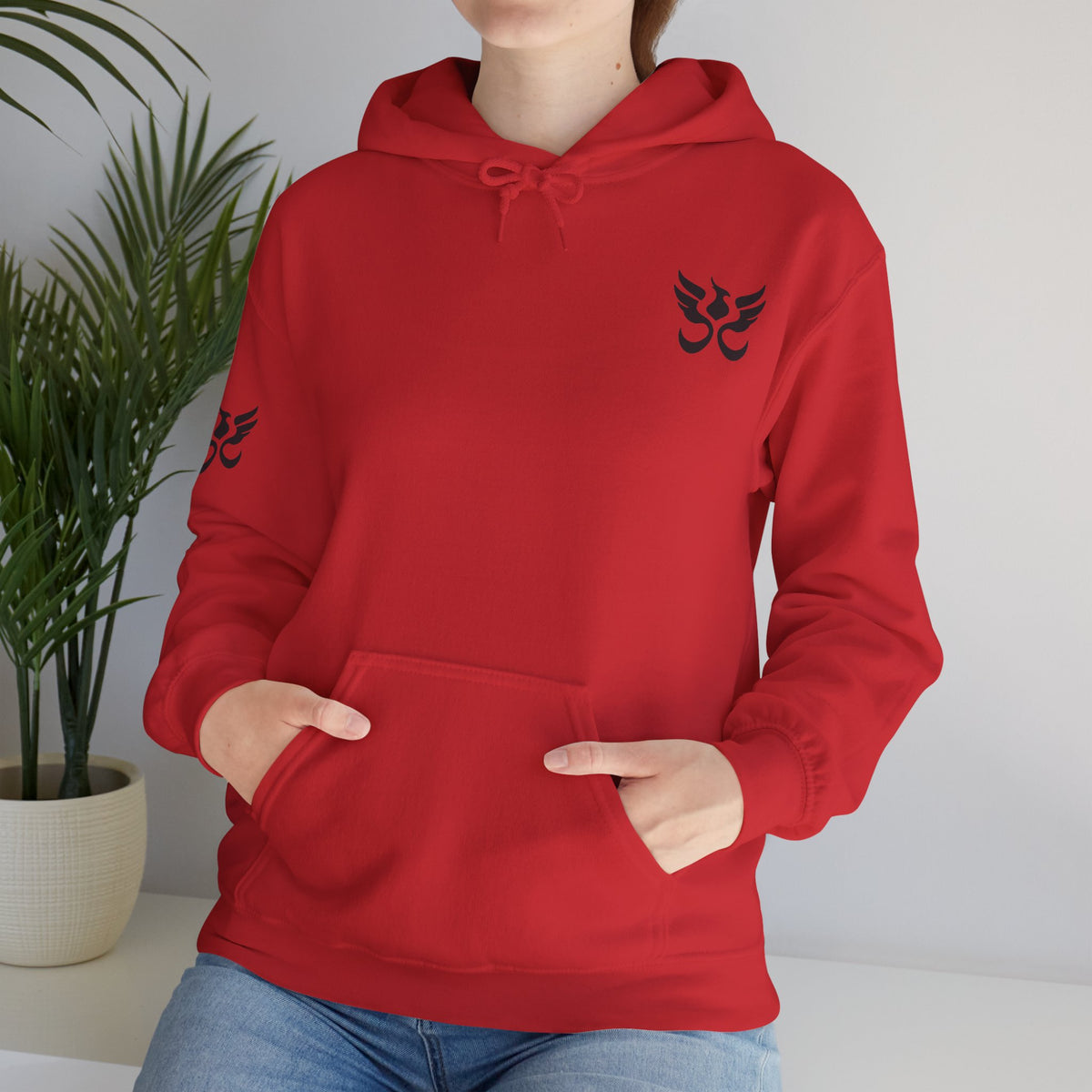 Phoenix Sigil Hoodie by PHEENIKS, product mockup