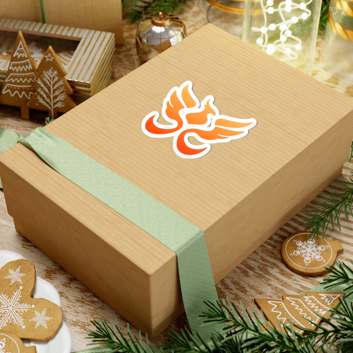 Ember Phoenix Sticker by PHEENIKS, product mockup