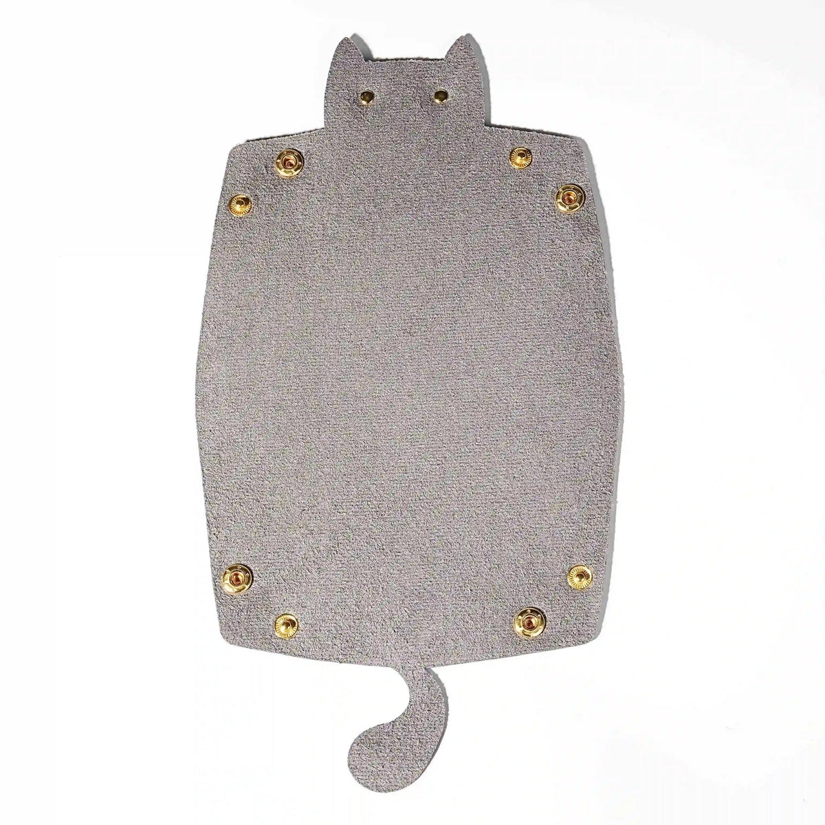 Cat-Shaped Leather Collapsible Dice Tray