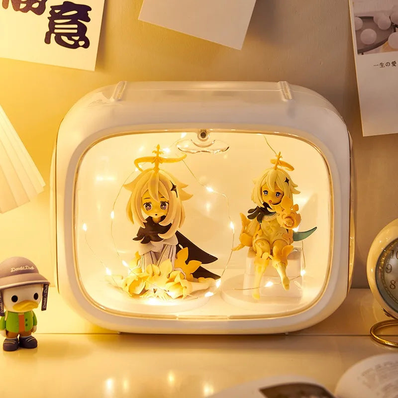 Cute Light Up House For Figures