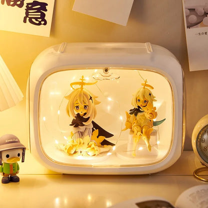 Cute Light Up House For Figures