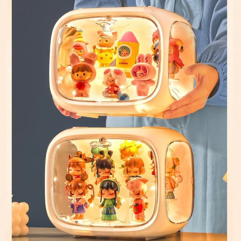 Cute Light Up House For Figures