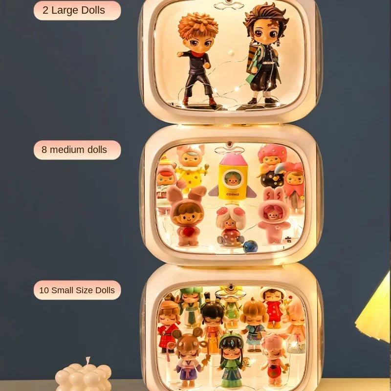 Cute Light Up House For Figures