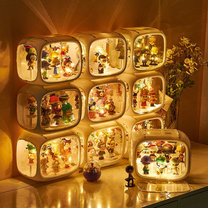 Cute Light Up House For Figures
