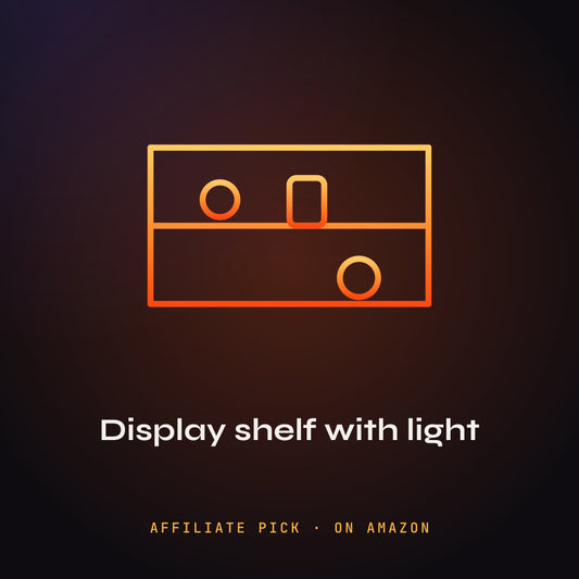 Display Shelf with RGBW Light: PHEENIKS illustration (affiliate pick)