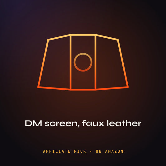 DM Screen 5e, 3D Faux Leather: PHEENIKS illustration (affiliate pick)