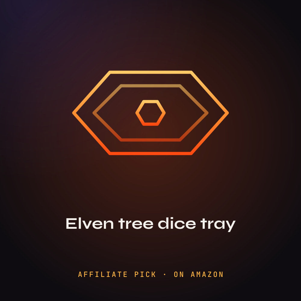 Sealed Elven Tree Dice Tray: PHEENIKS illustration (affiliate pick)