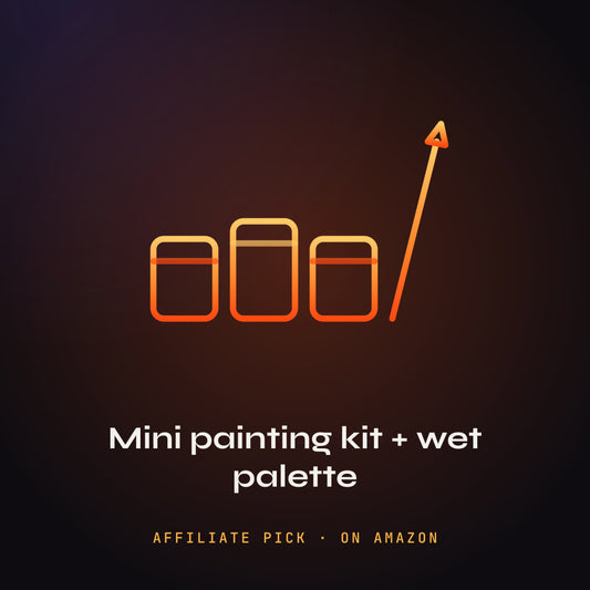 Nicpro Miniature Painting Kit with Wet Palette: PHEENIKS illustration (affiliate pick)