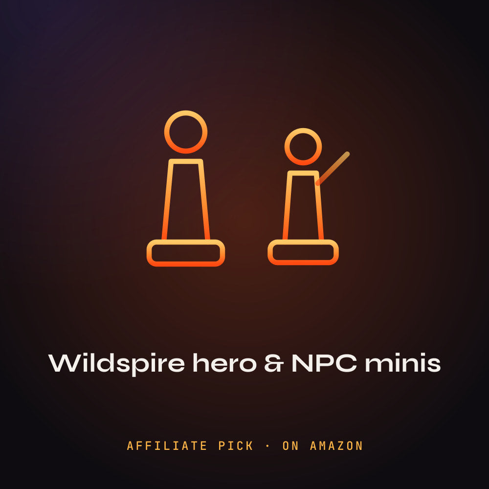 Wildspire Hero, Player-Character & NPC Miniatures: PHEENIKS illustration (affiliate pick)