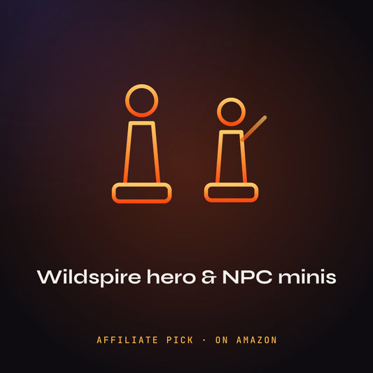 Wildspire Hero, Player-Character & NPC Miniatures: PHEENIKS illustration (affiliate pick)